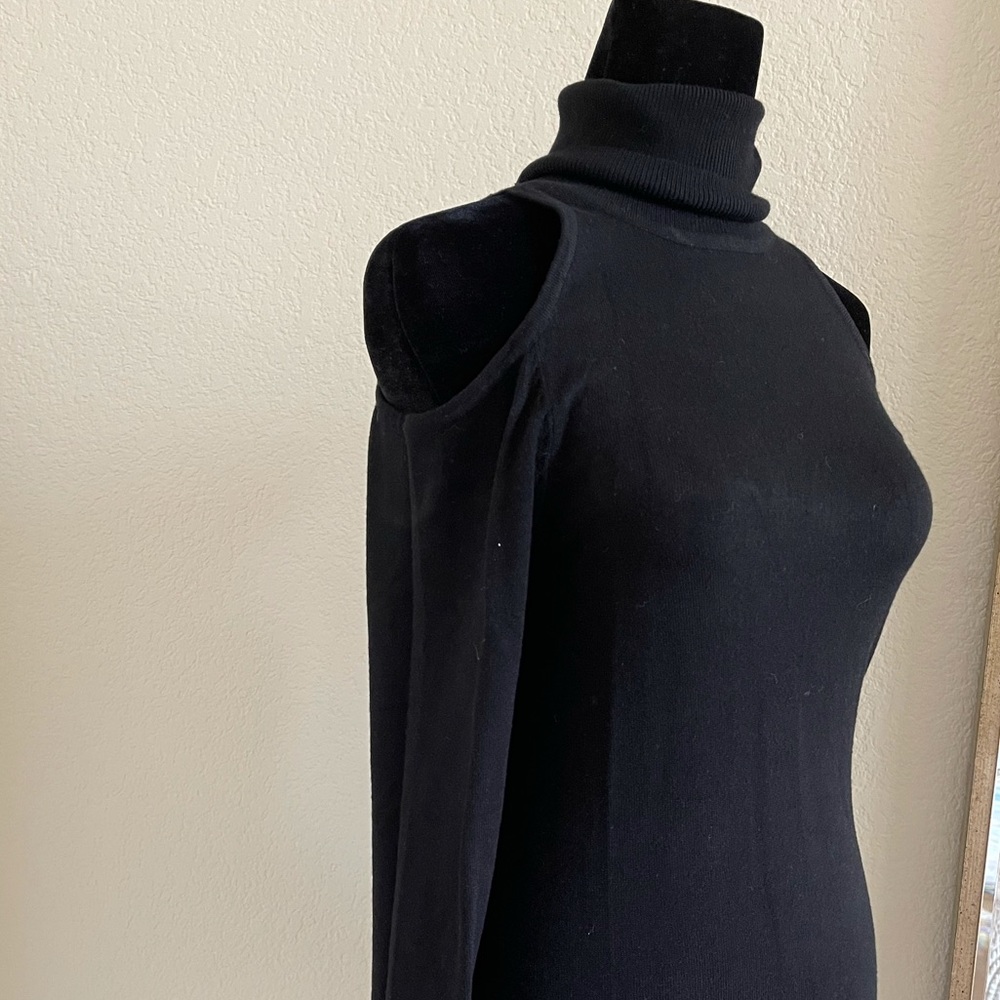Lovers + Friends black cut out dress